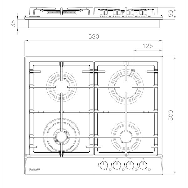 Cooker hob Power