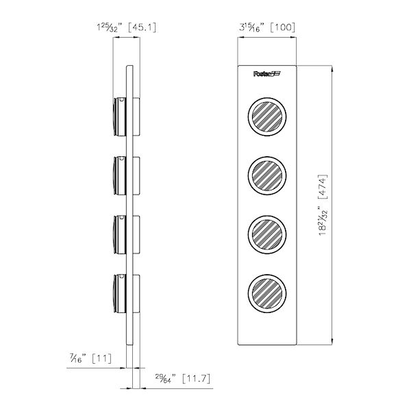 Conjunto de 4 porta-especias