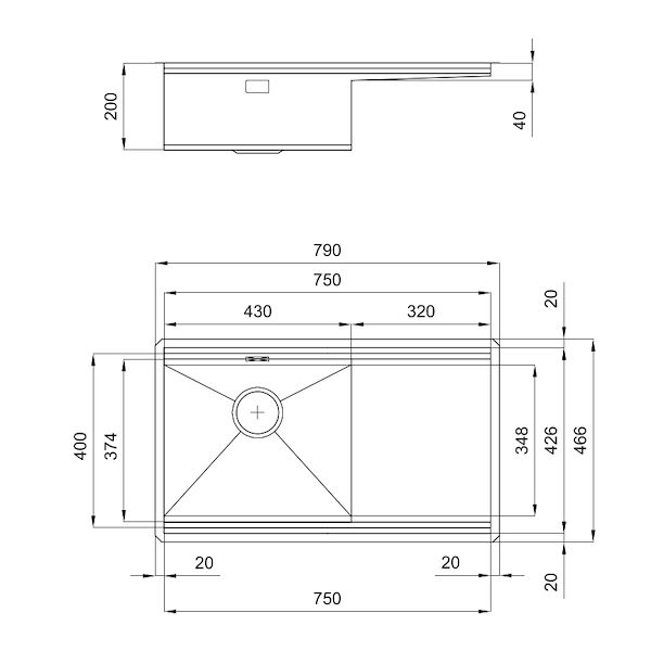Sink Milanello Workstation