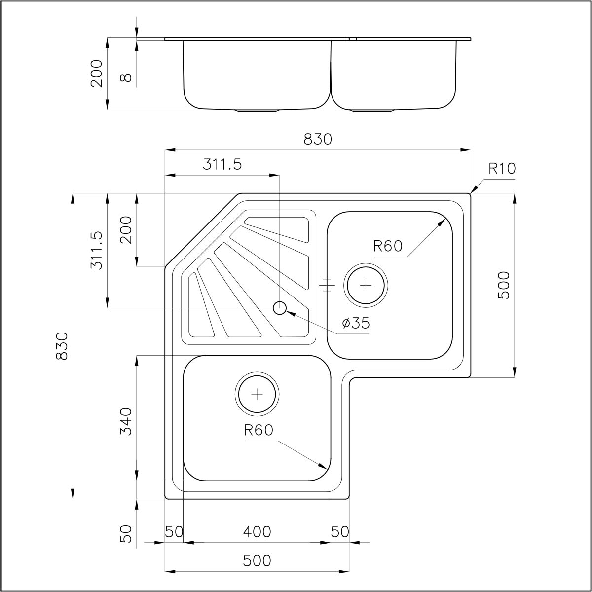 Fresa Variable Con Cubierta De Carburo, Alcance Extendido Y Radio Angular &ndash; 4 Filos