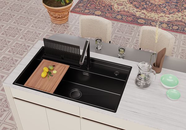 Lavello Galante Black Fumè