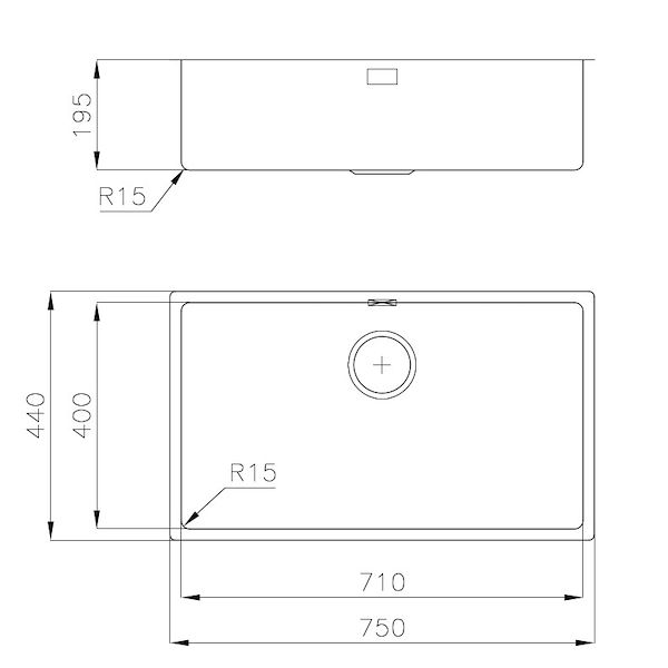 Sink KE - R15 Vintage