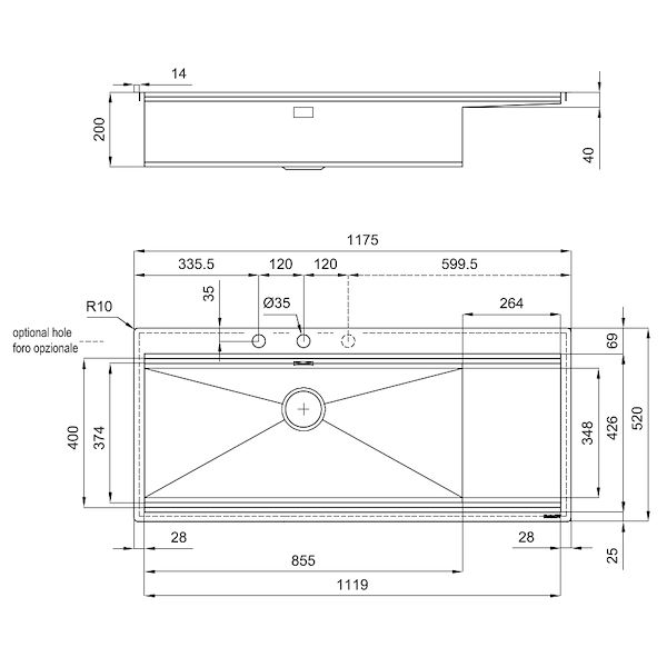 Lavello Milanello workstation