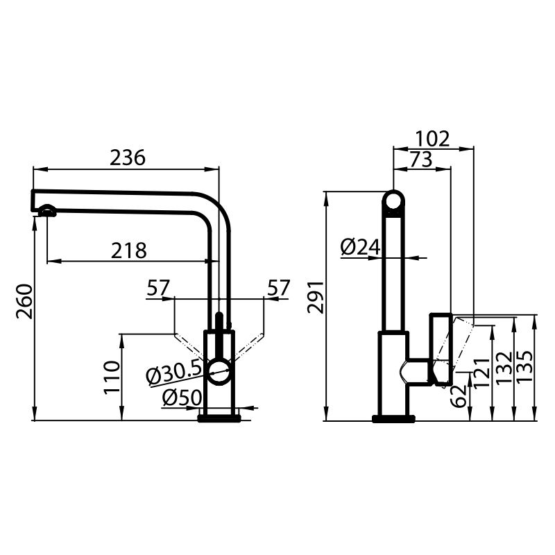 Aérateur doré pour robinet Foster 8497-700