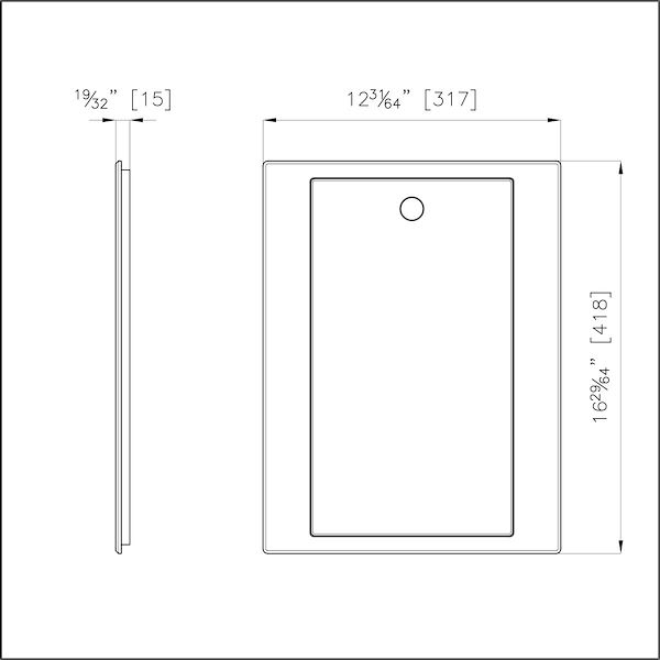 Planche de découpe Twin in HDPE