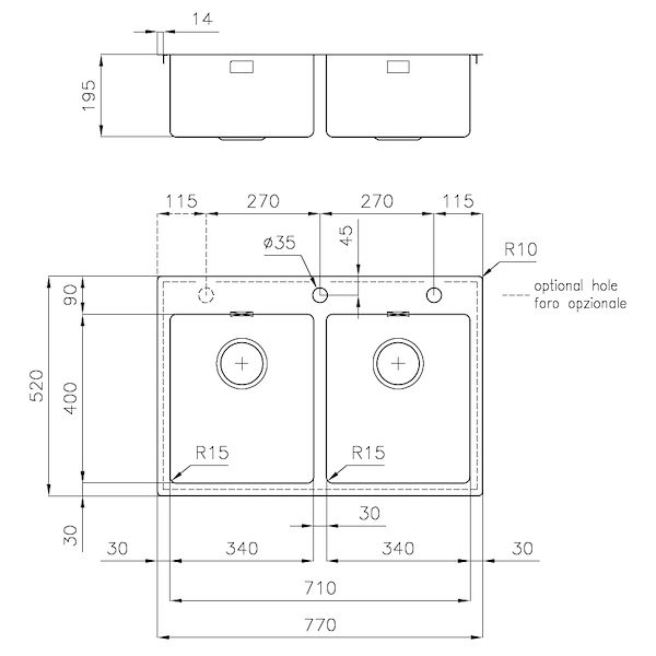 Fregadero KE Vintage