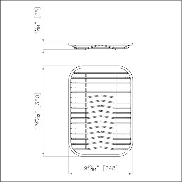Grille porte-assiettes inox ne peut être utilisé qu'en combinaison avec les accessoires 8644 003