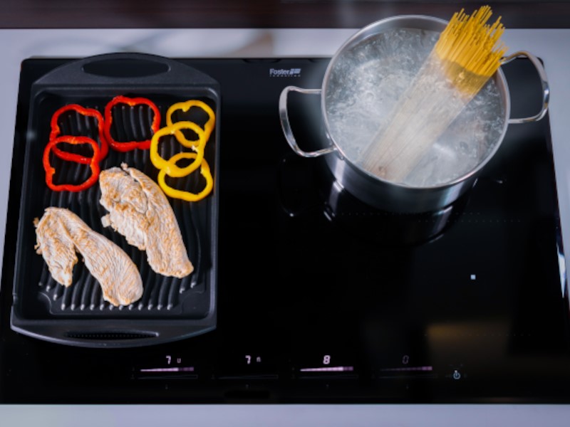 KE Induction:  The new intelligent cooker hob with adaptive capacity.