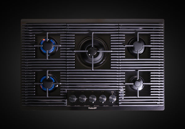 Cooker hob Milanello Gun Metal 5F
