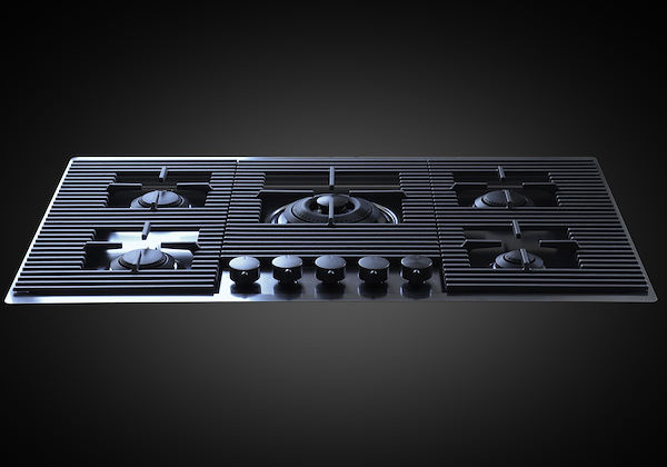 Cooker hob Milanello Gun Metal 5F