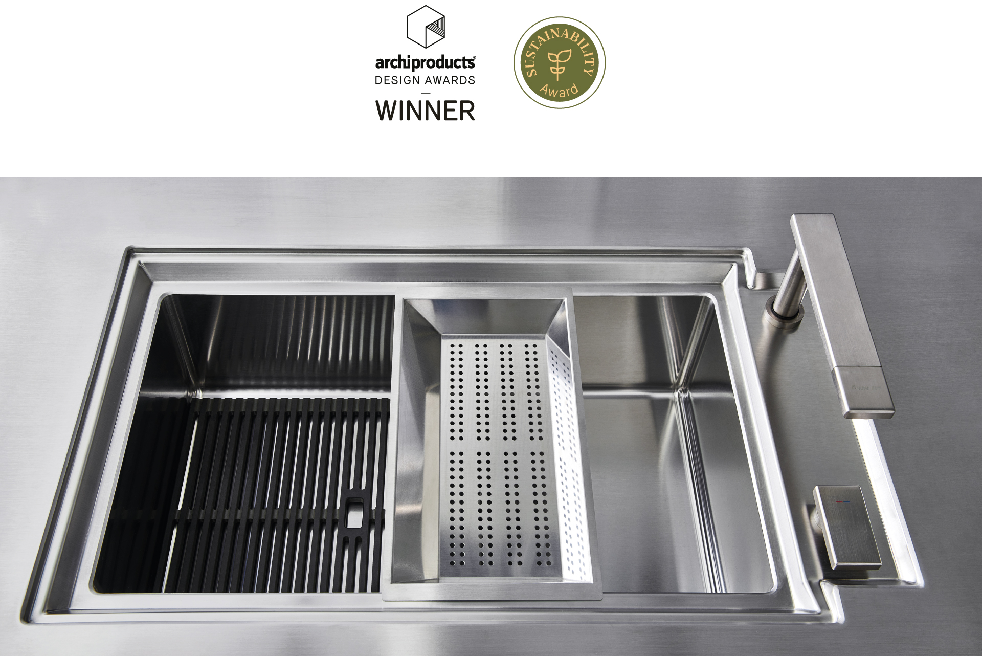 IL LAVELLO OUTLINE VINCE IL PREMIO ARCHIPRODUCTS DESIGN AWARDS 2022