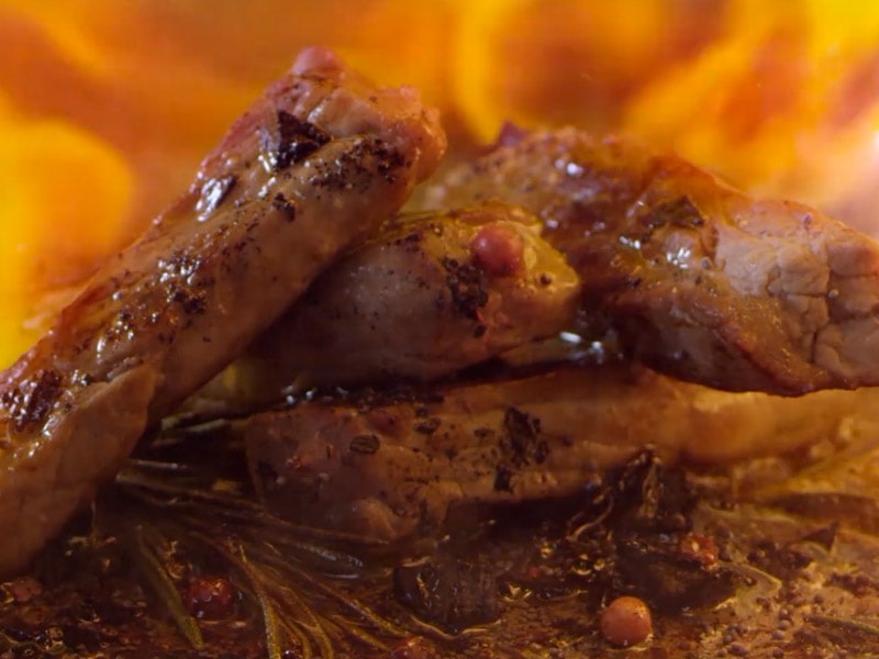 Think outside the box - diabolical flambé