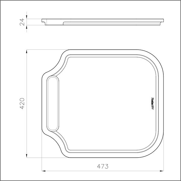 Tagliere in legno Iroko