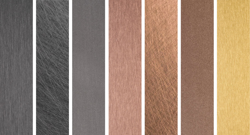 The finishes of steel