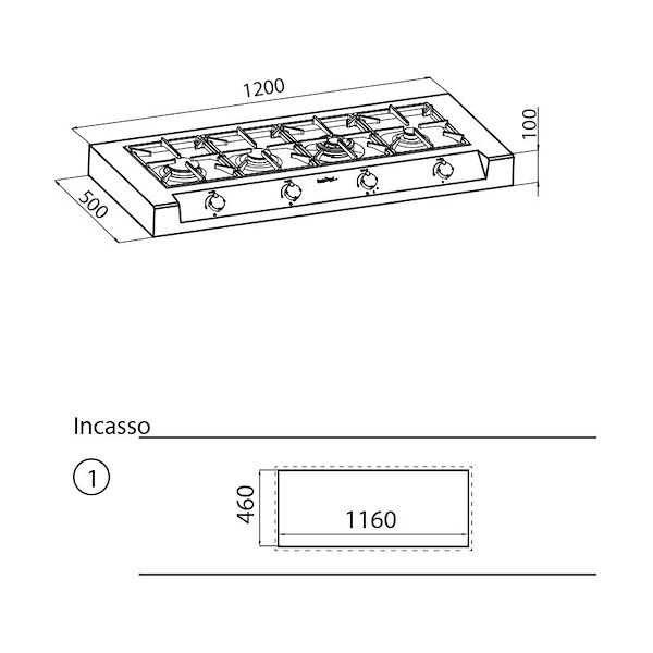 Rangetop Foster Milano Line