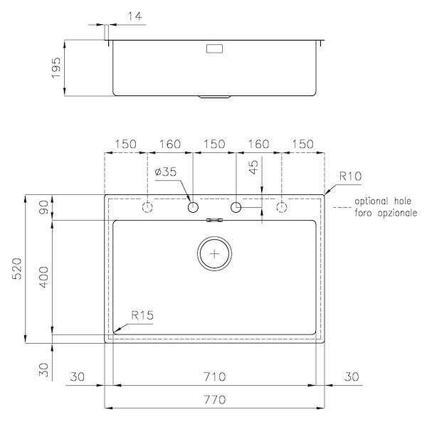 Fregadero KE Vintage
