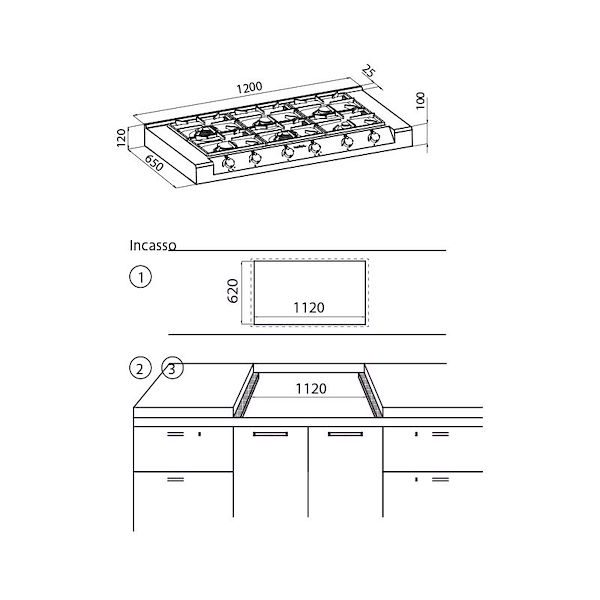 Rangetop Foster Milano
