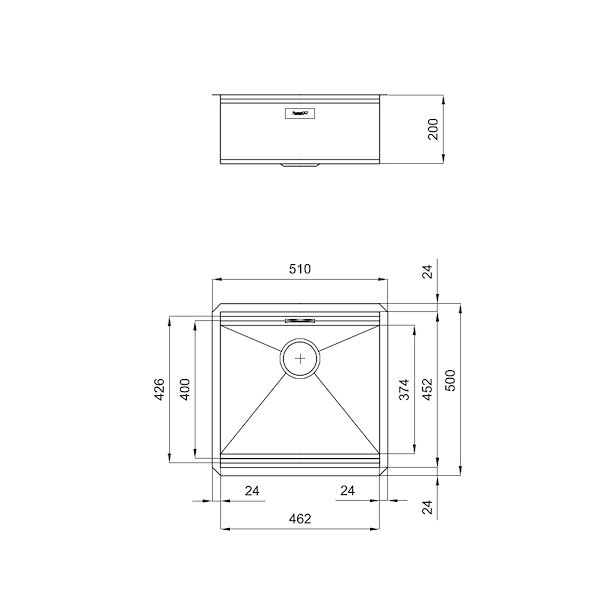 Évier Foster Milano