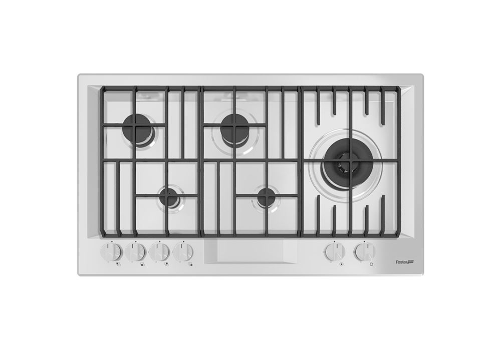 Cooker hobs, Cooker hob FL 7201 032, 5burner stainless steel corner