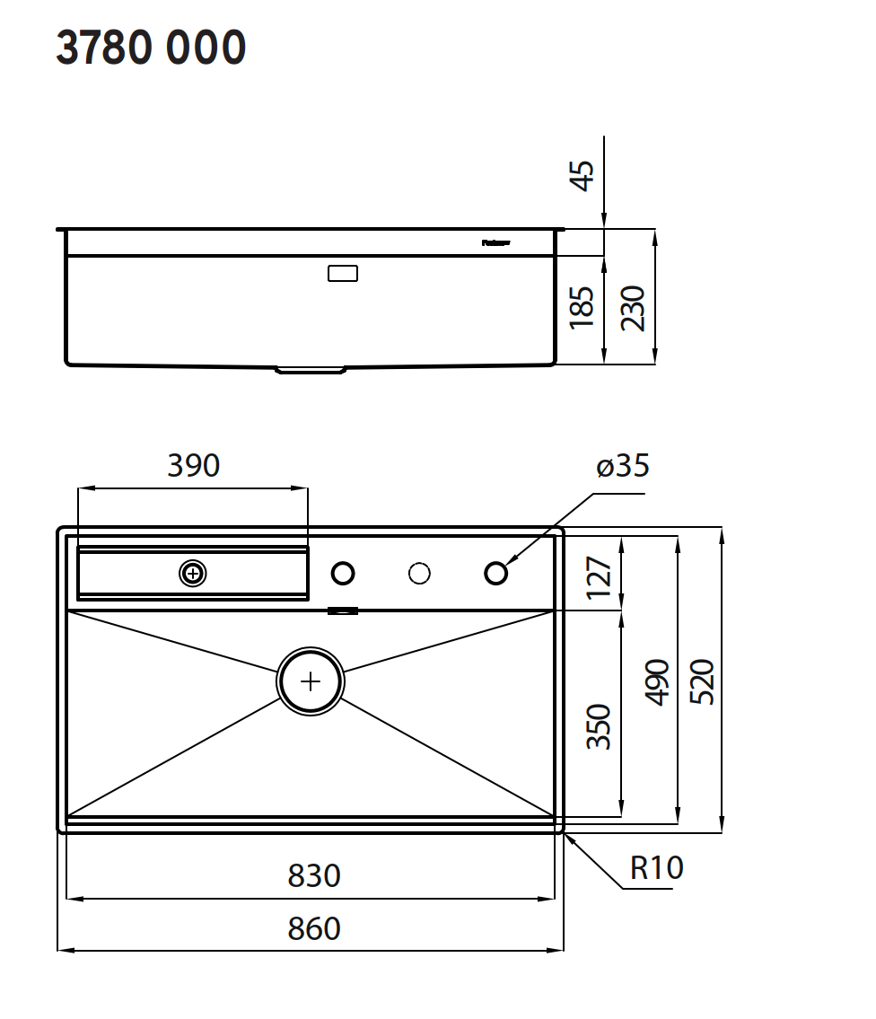 Generous in size too