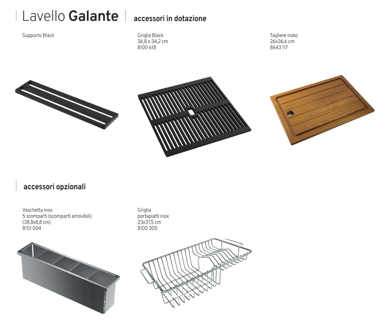 The accessories that make it GALANTE