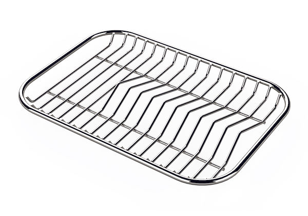 Grille porte-assiettes inox