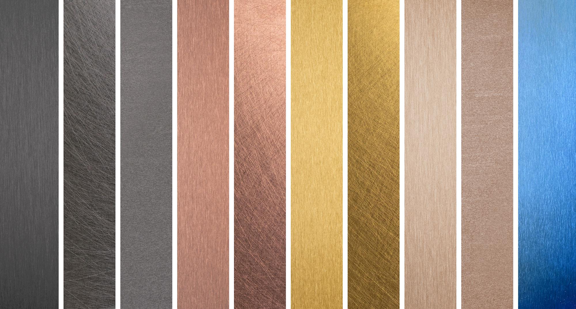 La palette de couleurs