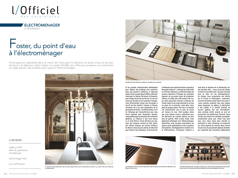 L'article de presse sur Foster