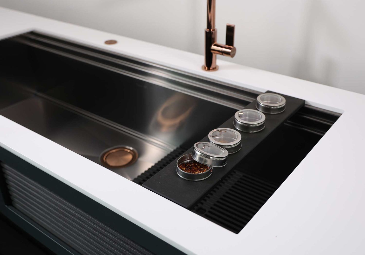 Le collezioni di lavelli in acciaio inox Foster