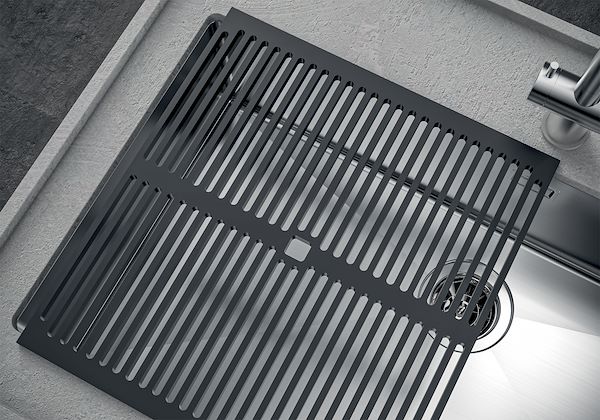 Lavello Quadra R12 Gun Metal Fumè