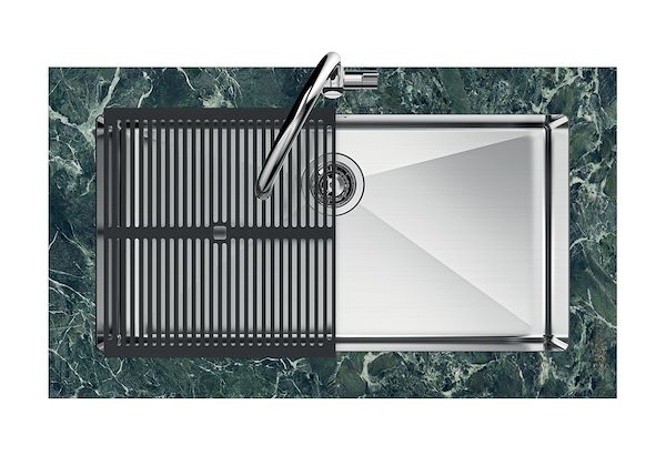 Lavello Quadra R12 Gun Metal Fumè