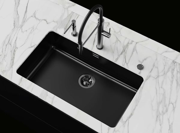 Lavello S400 Black Fumè