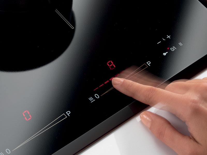 Induction hob functions, Slider