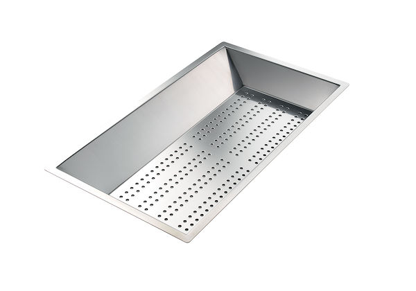 Stainless steel perforated tray