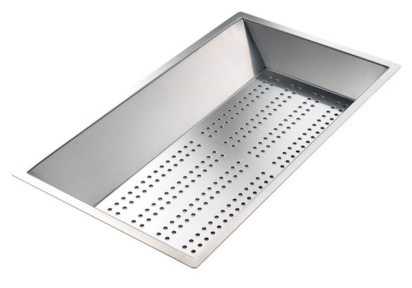 Stainless steel perforated tray