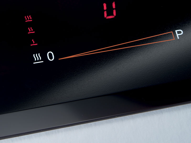 Induction hob functions, Tchef