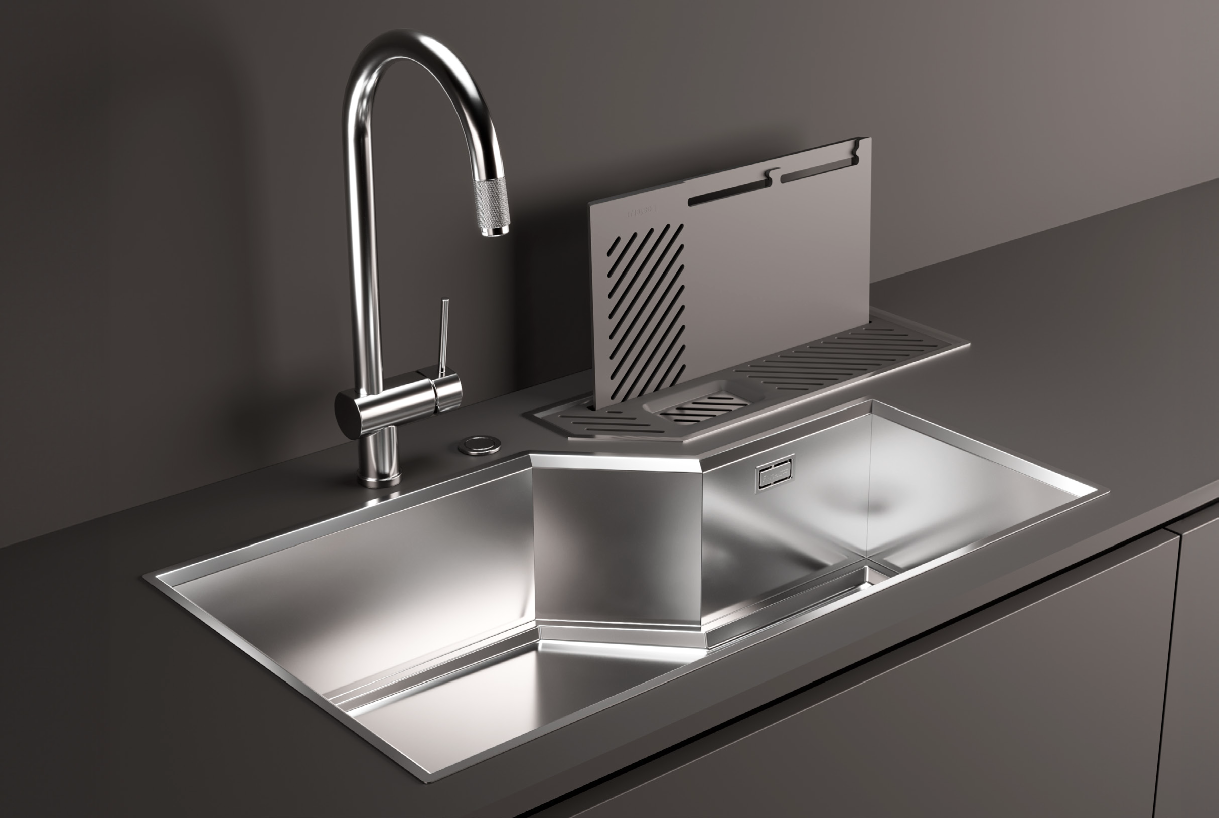 Tagliere multifunzione supporti Black