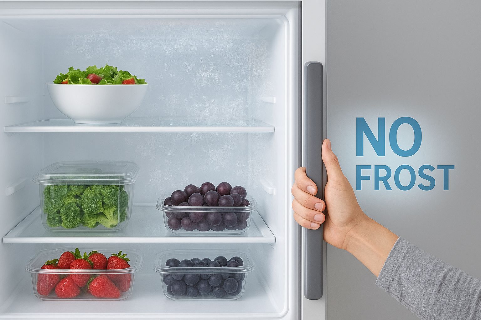 Tecnologia No Frost: zero ghiaccio, massima freschezza.